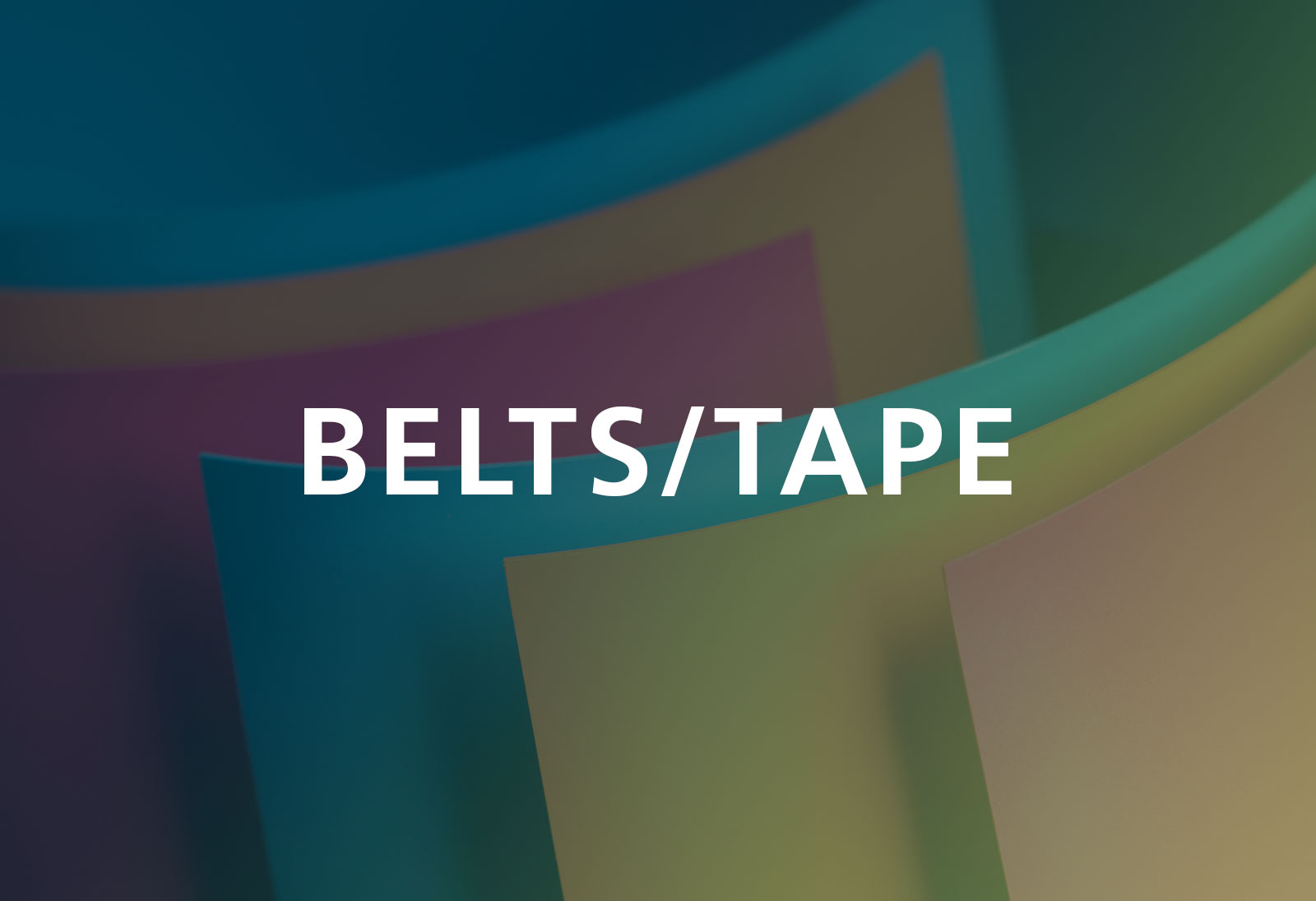 Production of plastic belts/tape
