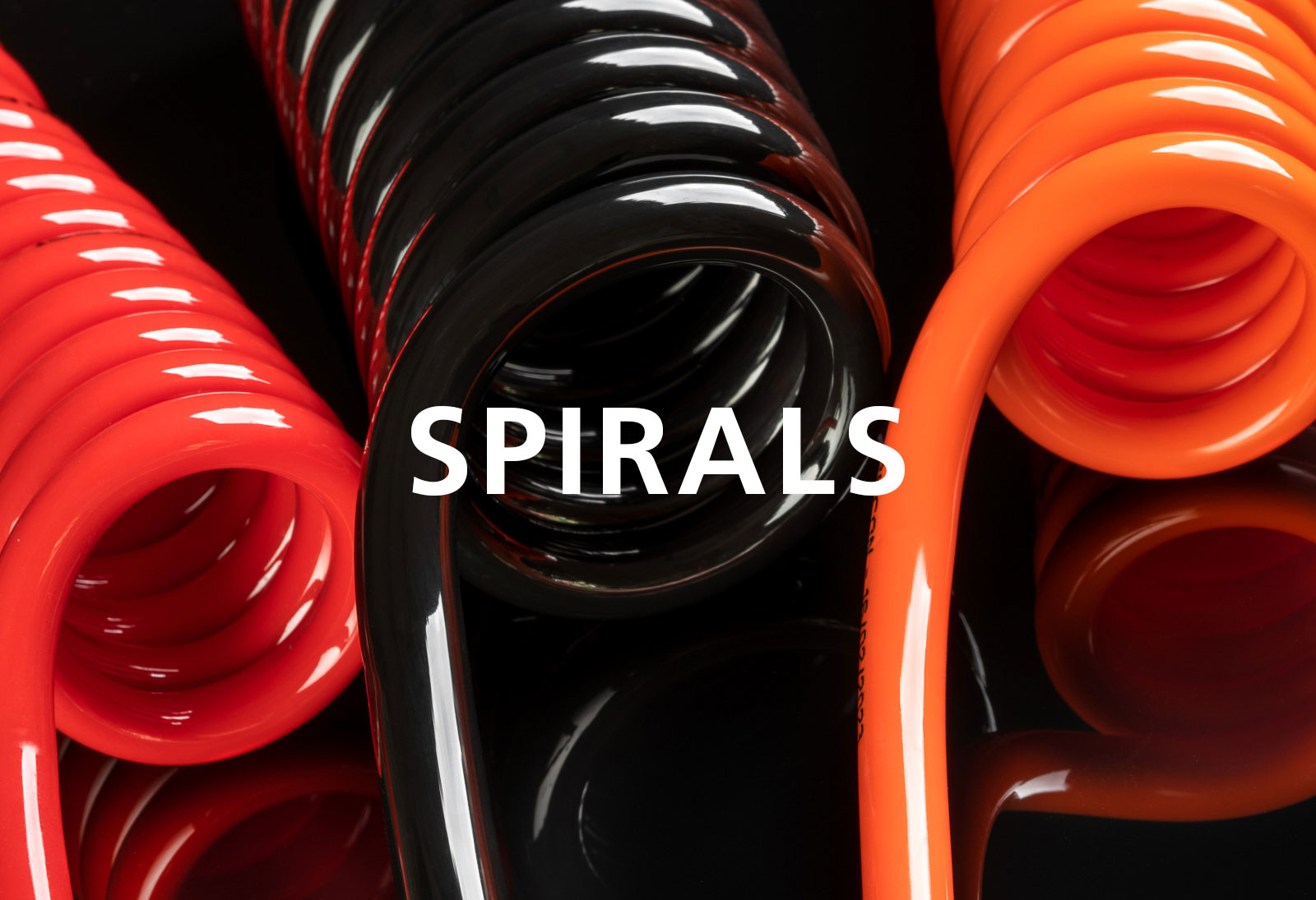 Production of plastic spirals